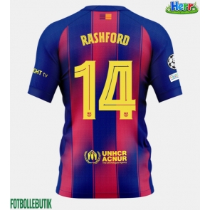 Barcelona Marcus Rashford #14 Hemmatröja 2025-26 Kortärmad